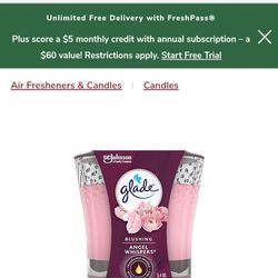 Glade Scented Candles 
