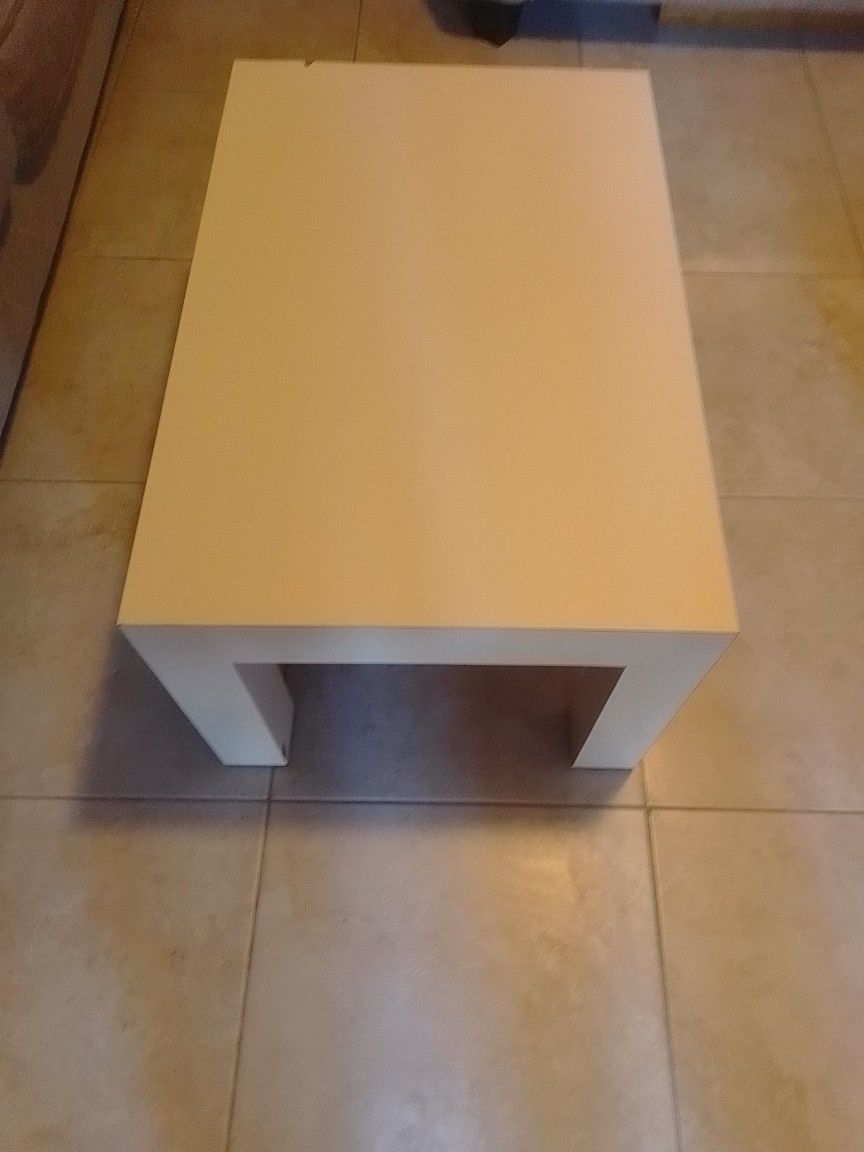 Beautiful White End Table
