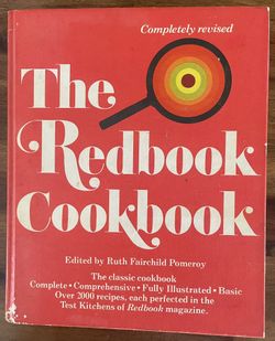 Vintage 1976 The RedBook Cookbook by Ruth Fairchild Pomeroy