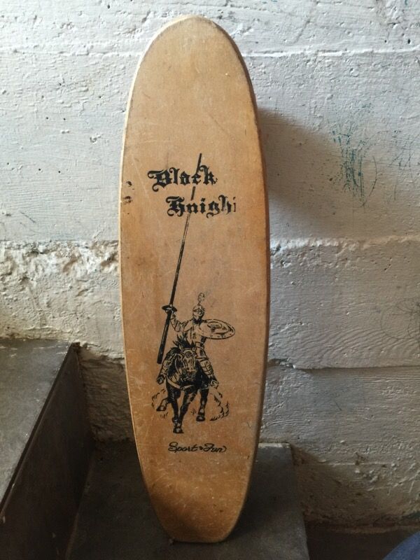 black knight skateboard vintage