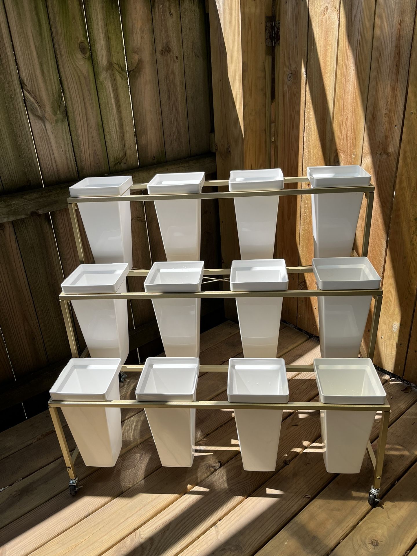 Flower Bar Bucket Set Up