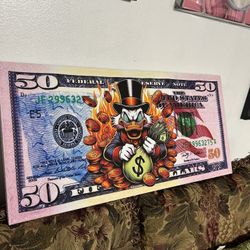 Uncle Scrooge 50 Dollar Bill