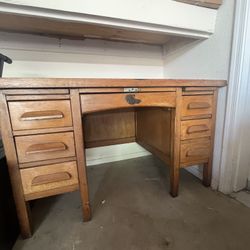 Antique Solid Wood Desk
