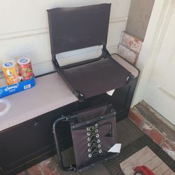 Portable Folding Stadium Seat with Storage Bag