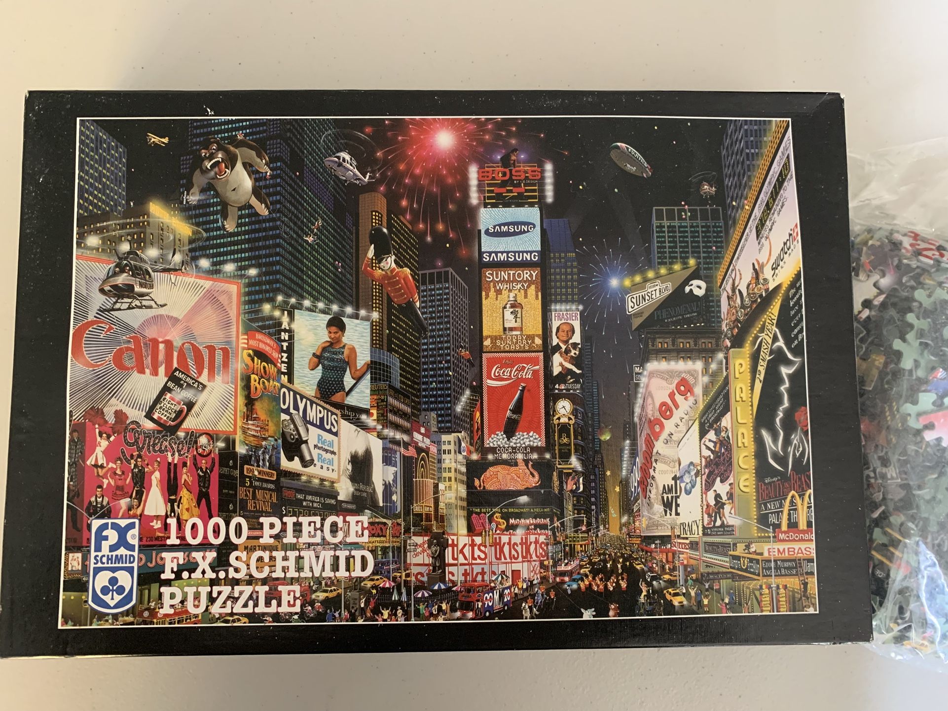 1000 Piece Puzzle Vintage Unopened 