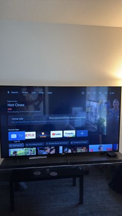 Phillips 65” UHD 4K google  smart tv