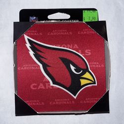 Arizona Cardinals NFL Coaster Set 4-Pack Neoprene  NOS