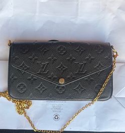 Louis Vuitton Félicie Pochette Black Empreinte