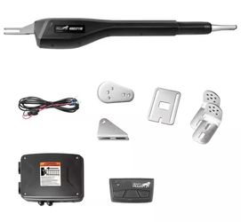 Mighty Mule Medium Duty Single Swing Automatic Gate Opener, up to 550 lb., Smart and Solar Ready New