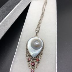 Vintage 925 silver necklace, 22.1 grams, chain size: 20 inches, Great Condition 