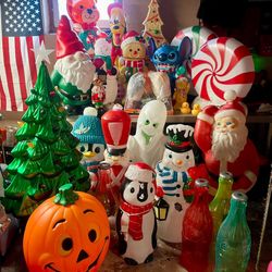 Holiday blow mold