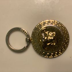 Versace Large Gold Keychain