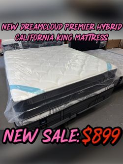 NEW DREAMCLOUD PREMIER HYBRID CALIFORNIA KING MATTRESS