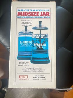 Used Barbicide Midsize Jar 21 oz