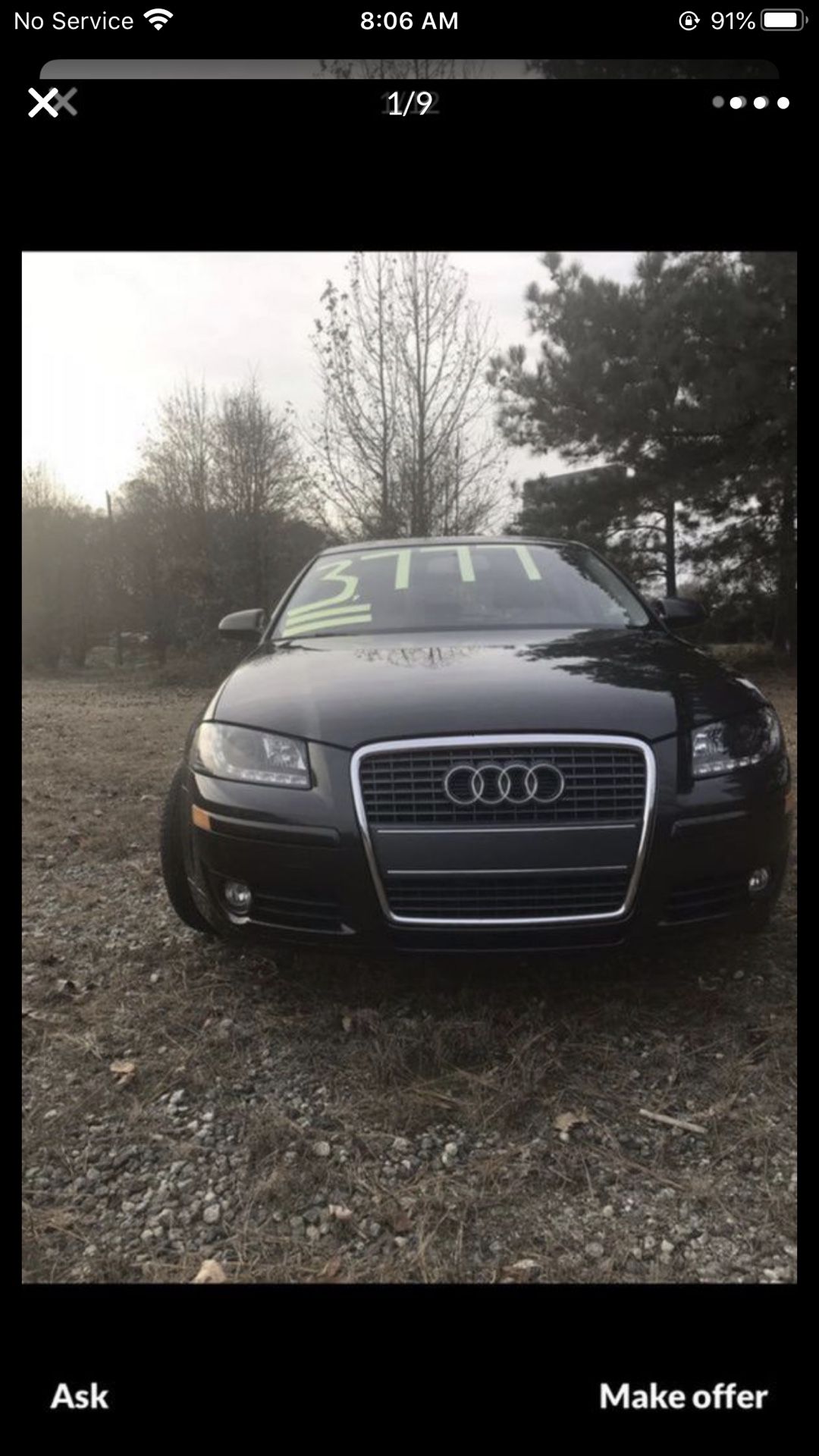 2007 Audi A-3 FWD 2.0 turbocharge heated seats Power Windows, Doors, Mirrored, Alloy Wheels,AM/FM Radio with CD, as well as, Cruise Control.