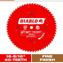 BRAND NEW Shop DIABLO 16-5/16in. x 60-Teeth Fine Finish Saw Blade for Wood
