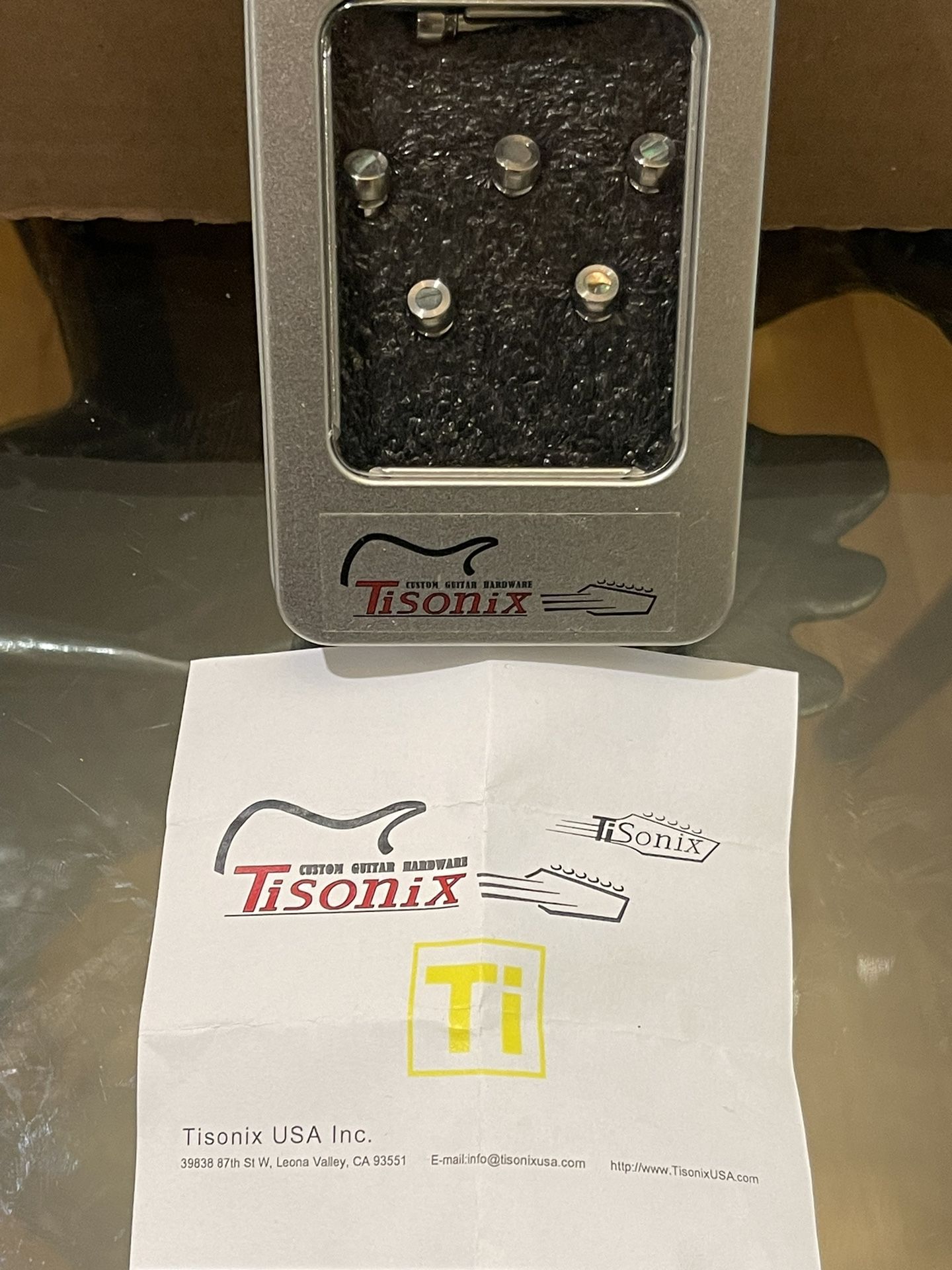 Titanium Bridge Pins For Acoustic Guitar