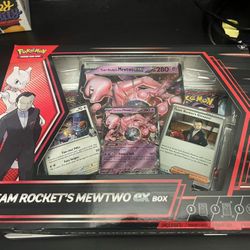 Pokemon destined rivals Team rockets mewtwo ex Box