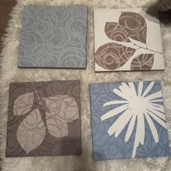 4 Piece Set Art Work 