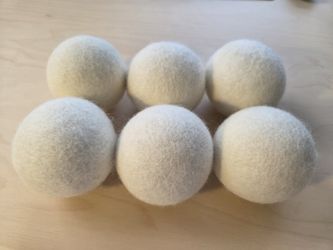 Wool Dryer Balls 6 Pack