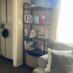 Brown/Black Book Shelf  (5 Shelves) 