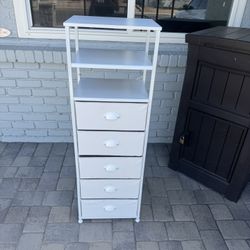 Tall Bedroom Fabric Drawer Dresser 