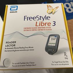 Freestyle Libre 3 Reader NEW 
