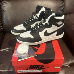 Nike Air Jordan 1 Retro High 85 Black White Size 9.5