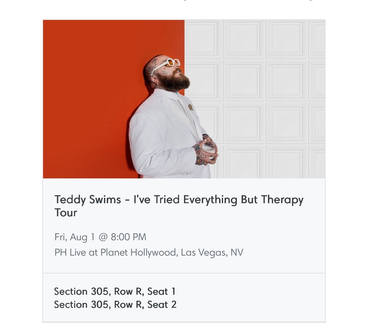 Teddy Swims In Las Vegas