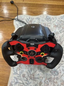 Logitech G923 Racing Wheel + Upgraded G RS Pedals