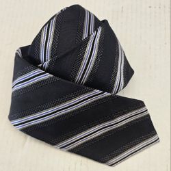 John W. Nordstrom Black Necktie Made in USA – Classic Men’s Silk Tie Formal Business Wedding