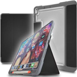 STM Dux Plus Duo, Ultra-Protective case for Apple iPad 9th / 8th / 7th Gen-Black