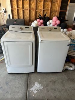 Samsung washer and gas dryer
