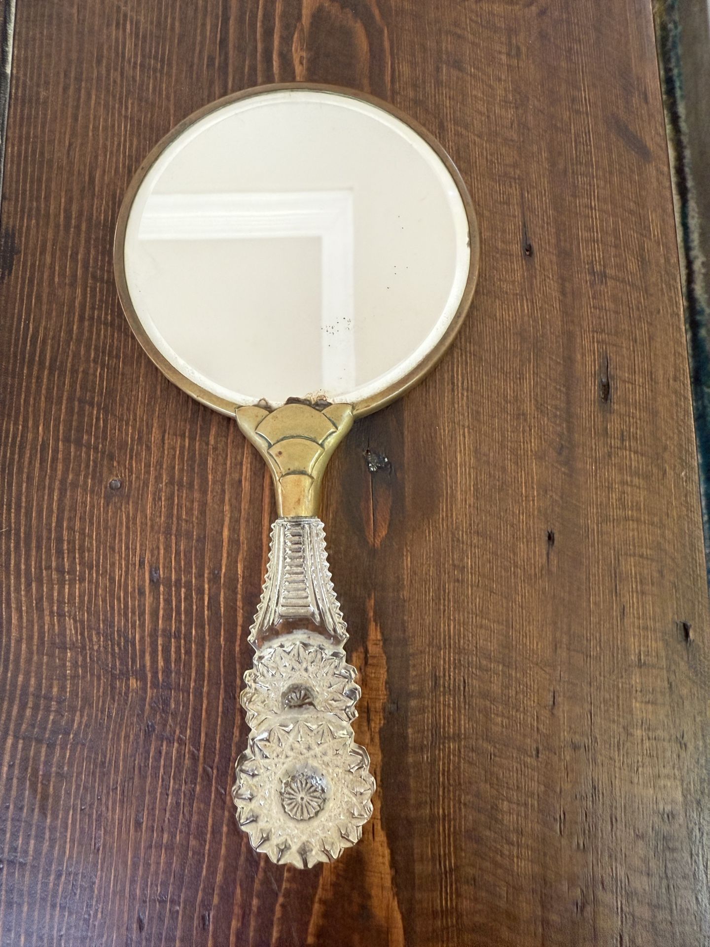 Vintage Hand Mirror, Double  Sided