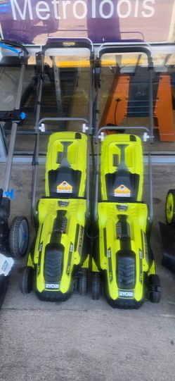 RYOBI ELECTRIC 13 INCH LAWN MOWER RETAILS for 200 just want $50 perfect for small yards