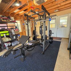 Smith Machine 2001 | Multi-Use Adj Bench | Gym Equipment | Fitness | Squat Rack | Excercise |🔴WEIGHTS AND BARBELL SOLD SEPARATELY 🔴 FREE DELIVERY 🚚