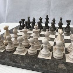 Marble Chess Set by Chess Baron