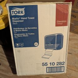TORK Matic Hand Towel Dispenser - Black (New in Box)