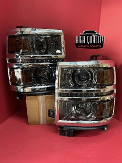 Chevy Silverado 2014. 2015 Headlights.