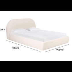 Queen Size Bed, And Mattress Set