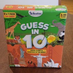 Skillmatics Card Game Guess in 10 Animals, Planets, Countries New 
Sealed. Age 6-99. Number of players 2-6. UPC (contact info removed)501058