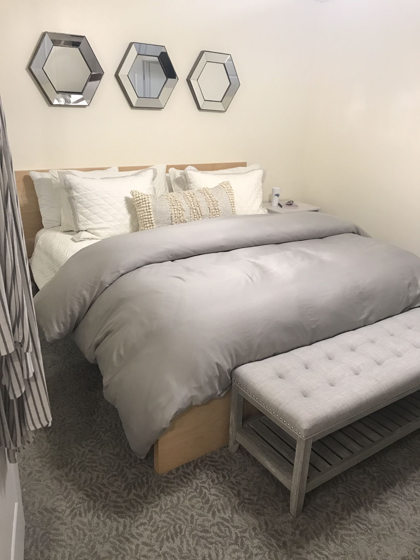 West Elm TENCEL™ Duvet Cover, King Platinum