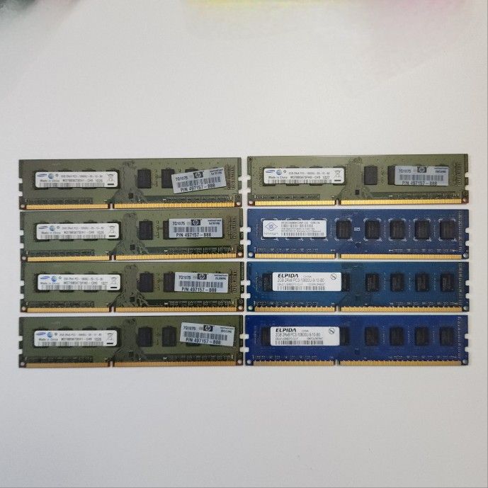 Samsung 16GB DDR3 Desktop RAM PC Computer Memory 8x 2GB, Tested!