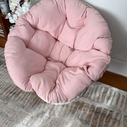Pink And Gray Chair 