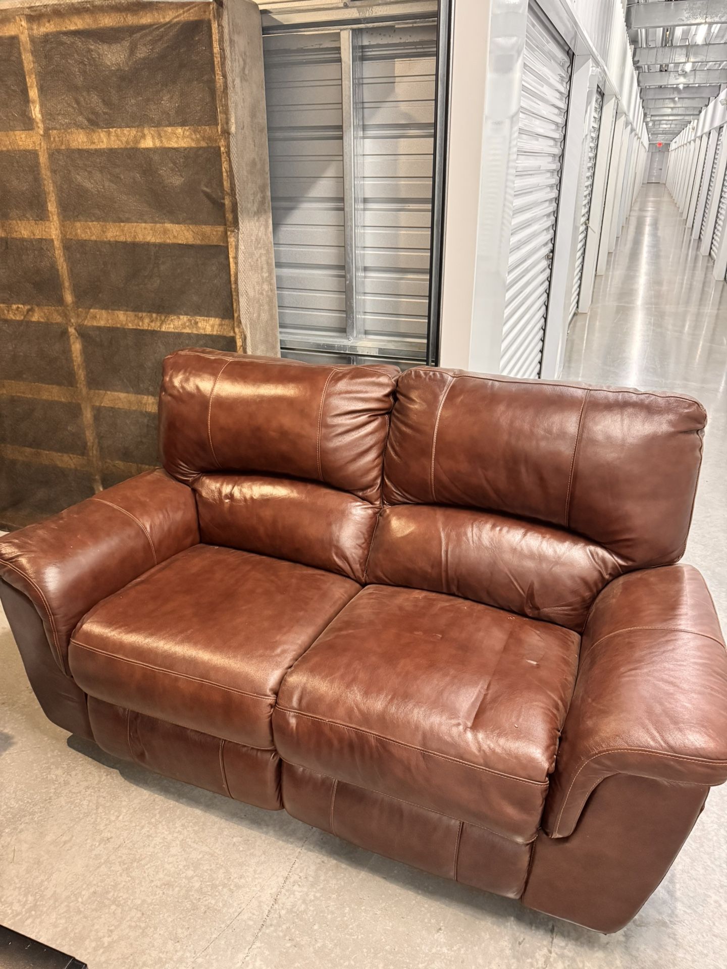 Matching Loveseat And Couch, Leather Ashley