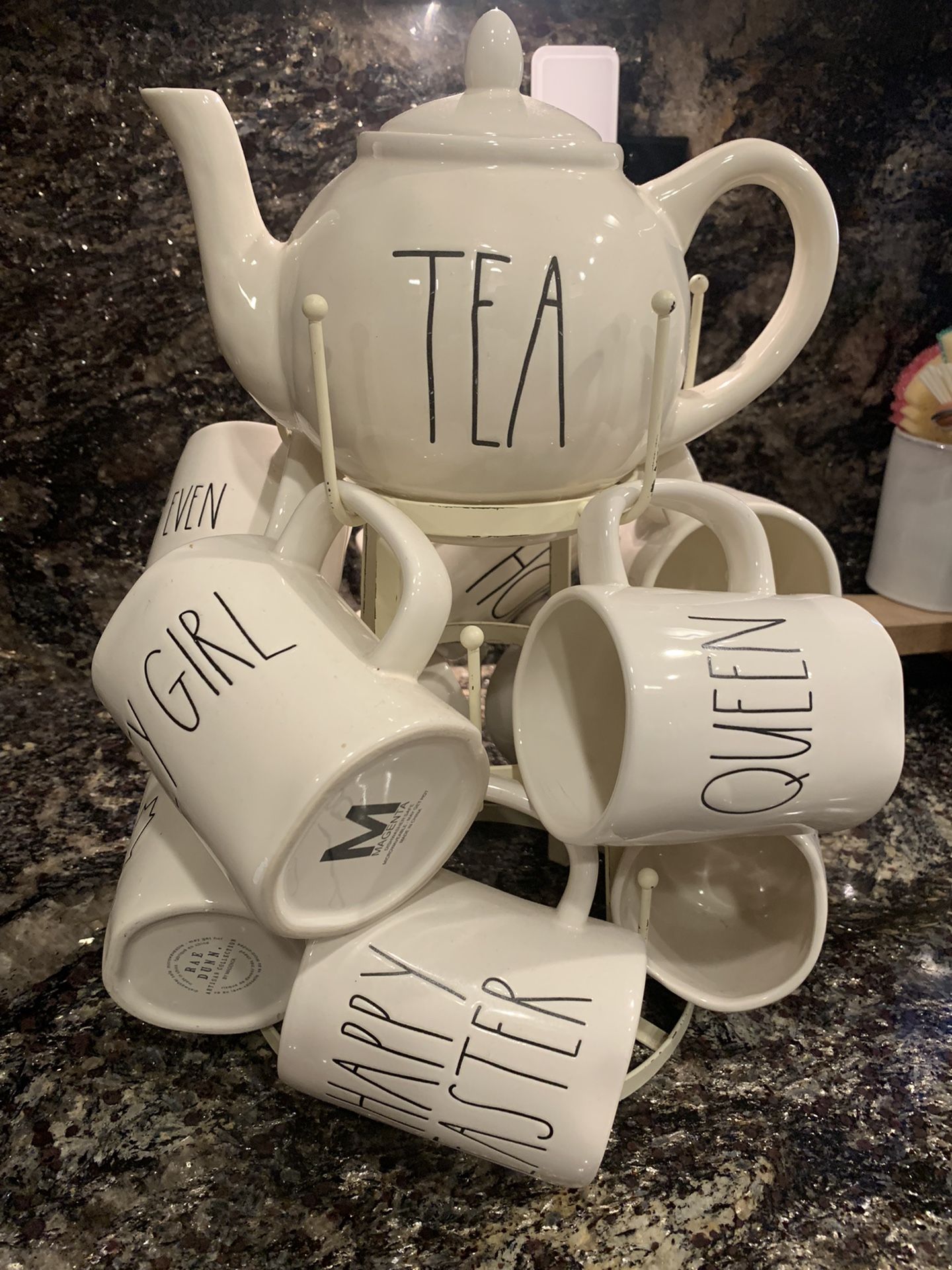 Rae Dunn Mugs Tier And Tea