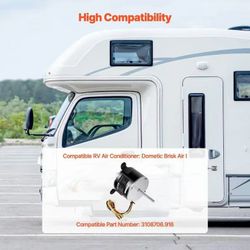 Motor for RV AC, Suitable for Dometic Brisk Air I Model - One Phase, 1/5HP AC115V 2.6A 1650 RPM (Triple Speed)#216