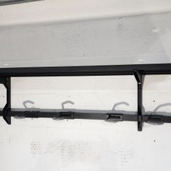 Bike Rack With Shelf - Wall Mount 