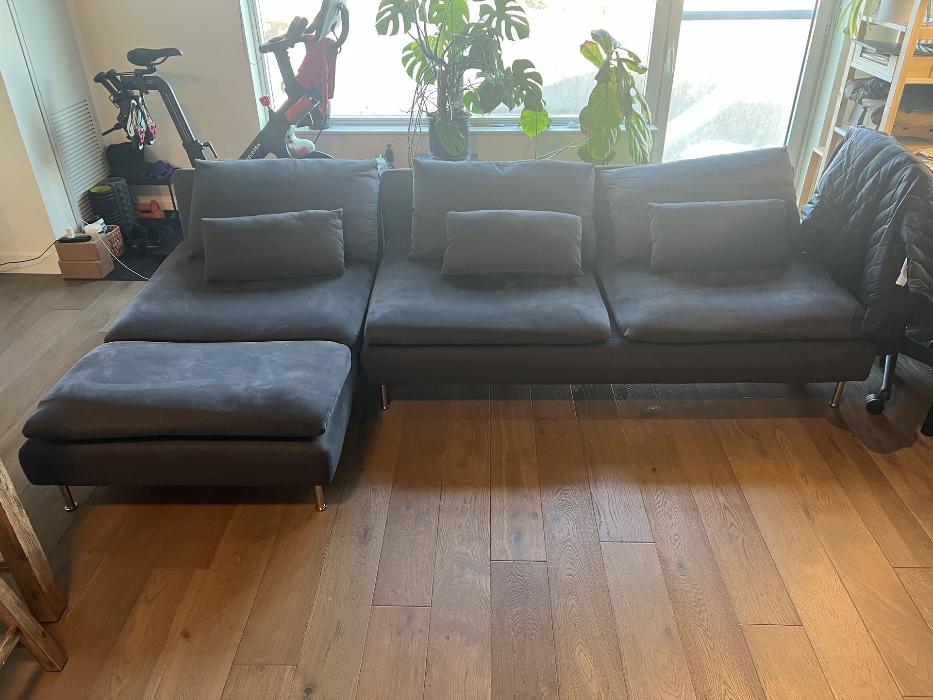 SÖDERHAMN 4-Seat Sectional Sofa with Chaise
