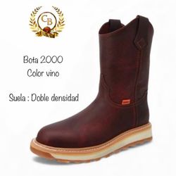 Botas De Piel De México Cómodas Para Trabajar 